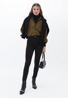 Bayan Siyah Toparlayıcı Etkili Skinny Pantolon ( TENCEL™ )
