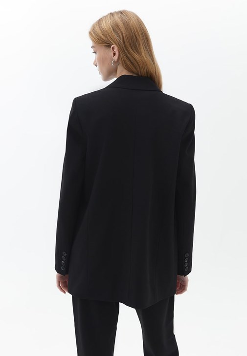 Blazer Ceket ve Slim-Fit Pantolon Kombini