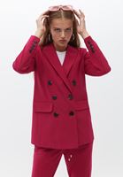 Blazer Ceket ve Carrot-Fit Pantolon Kombini