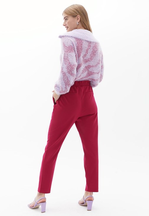 Carrot-Fit Pantolon ve Boyfriend Ceket Kombini