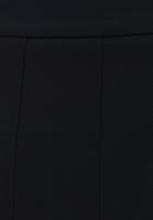 Bayan Siyah Pile Detaylı Mini Etek