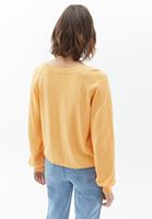 Bayan Turuncu Bisiklet Yaka Triko Kazak