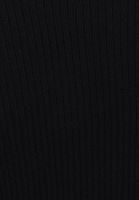 Bayan Siyah Fermuarlı Triko Hırka