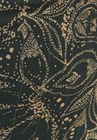 Bayan Çok Renkli Yüksek Bel Midi Etek