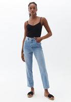 Bayan Siyah Dantel Detaylı V Yaka Atlet