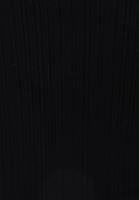 Bayan Siyah Dantel Detaylı V Yaka Atlet