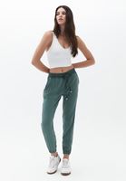 Bayan Yeşil Yumuşak Dokulu Jogger Pantolon ( TENCEL™ )