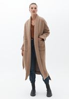 Kemerli Kaban ve Kargo Pantolon Kombini