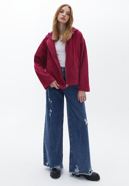 Kargo Pantolon ve Kapüşonlu Ceket Kombini