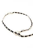 Bayan Altın Zincir Detaylı Kemer