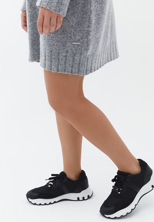 Oversize Elbise ve Mont Kombini