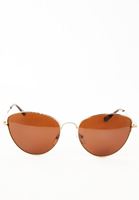 Bayan Kahverengi Metalik Çerçeveli Güneş Gözlüğü
