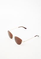 Bayan Kahverengi Metalik Çerçeveli Güneş Gözlüğü