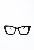 Bayan Siyah Kalın Çerçeveli Güneş Gözlüğü