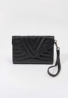 Bayan Siyah Çok Gözlü Cüzdan