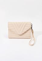 Bayan Krem Çok Gözlü Cüzdan