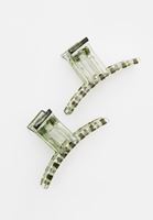 Bayan Yeşil İkili Toka Seti 