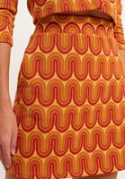 Bayan Çok Renkli Desenli Mini Etek