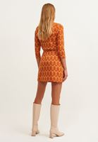 Bayan Çok Renkli Desenli Mini Etek