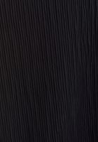 Bayan Siyah Bel Detaylı Piliseli Midi Etek