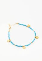 Bayan Mavi Boncuklu Halhal