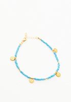 Bayan Mavi Boncuklu Halhal