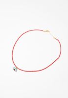 Bayan Kırmızı Göz Detaylı Boncuk Kolye