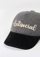 Bayan Çok Renkli Sloganlı Cap