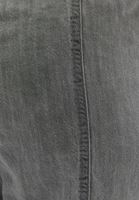 Bayan Gri Orta Bel Baggy-Fit Denim Pantolon 