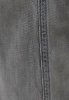 Bayan Gri Orta Bel Baggy-Fit Denim Pantolon 