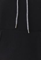 Bayan Siyah Pamuklu Uzun Kollu Sweatshirt