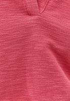Bayan Pembe Polo Yaka Sweatshirt