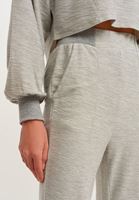 Bayan Gri Yüksek Bel Sweat Pantolon