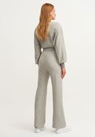 Bayan Gri Yüksek Bel Sweat Pantolon