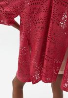 Dantelli Kimono ve Şort Kombini