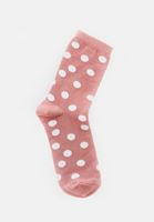 Bayan Pembe Puantiyeli Çorap