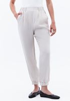 Bayan Bej Jakarlı Jogger Pantolon