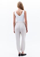 Bayan Bej Jakarlı Jogger Pantolon