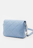 Bayan Mavi Kapitone Dokulu Askılı Çanta