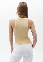 Halter Yaka Atlet ve Wide-Leg Pantolon Kombini
