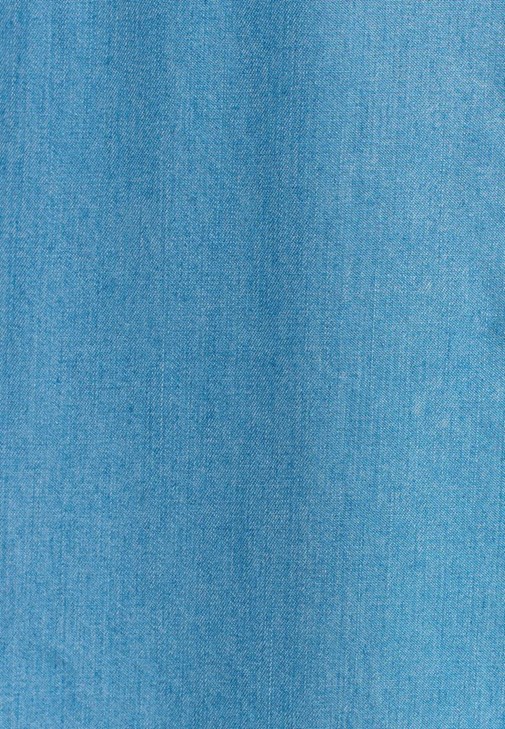 Kruvaze Denim Etek ve Kazak Kombini
