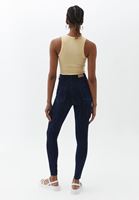 Women Navy Ultra High Rise Skinny Pants