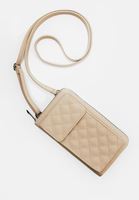 Bayan Bej Cüzdan Detaylı Telefon Çantası