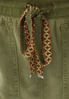 Bayan Yeşil Yüksek Bel Mini Şort ( TENCEL™ )