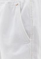 Bayan Beyaz Yüksek Bel Mini Şort ( TENCEL™ )