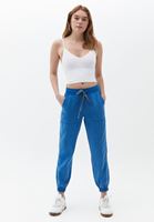 Bayan Mavi Yumuşak Dokulu Jogger Pantolon ( TENCEL™ )