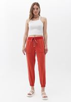 Bayan Turuncu Yumuşak Dokulu Jogger Pantolon ( TENCEL™ )