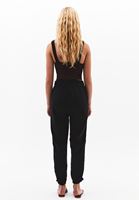 Bayan Siyah Yumuşak Dokulu Jogger Pantolon ( TENCEL™ )