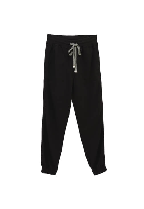 Kare Yaka Crop Top ve Jogger Pantolon Kombini