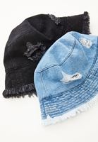 Bayan Mavi Bucket Şapka